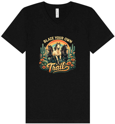 Blaze Your Own Trail Unisex V-Neck Shirt