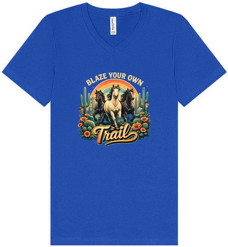 Blaze Your Own Trail Unisex V-Neck Shirt