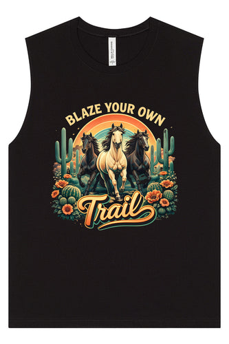 Blaze Your Own Trail Muscle Tank
