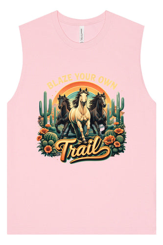 Blaze Your Own Trail Muscle Tank