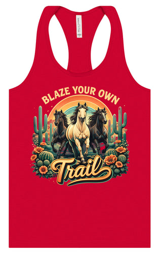 Blaze Your Own Trail Women's Racerback Tank