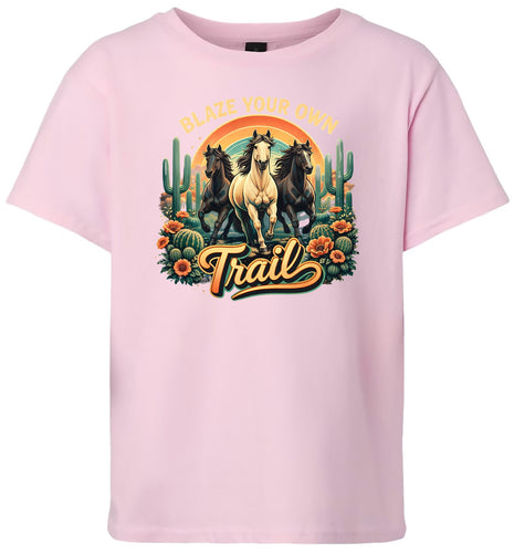 Blaze Your Own Trail Children's Gildan Soft Shirt