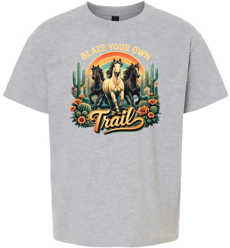 Blaze Your Own Trail Children's Gildan Soft Shirt