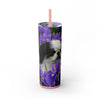 Skinny Tumbler with Straw – 20 oz Stainless Steel Cup