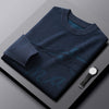 Men's Jacquard Loose Plus Size Wool Sweater