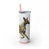 Skinny Tumbler with Straw – 20 oz Stainless Steel Cup