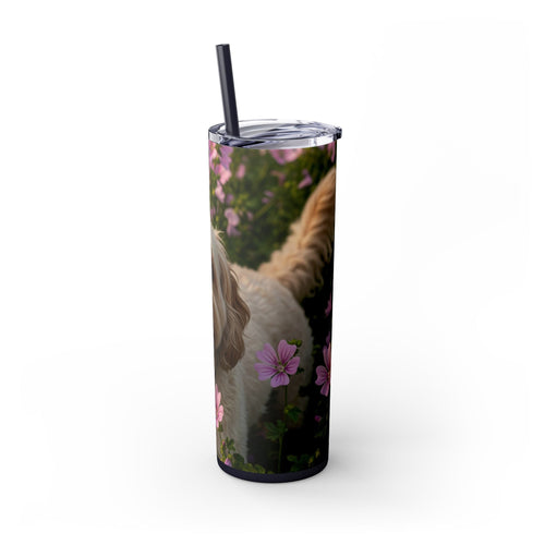 Skinny Tumbler with Straw – 20 oz Stainless Steel Cup