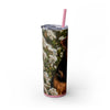 Skinny Tumbler with Straw – 20 oz Stainless Steel Cup