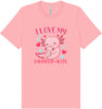 Love My Daughter Alotl Adult Bella Canvas Shirt