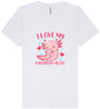 Love My Daughter Alotl Unisex V-Neck Shirt