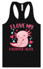 Love My Daughter Alotl Women's Racerback Tank