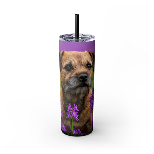 Skinny Tumbler with Straw – 20 oz Stainless Steel Cup