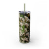 Skinny Tumbler with Straw – 20 oz Stainless Steel Cup