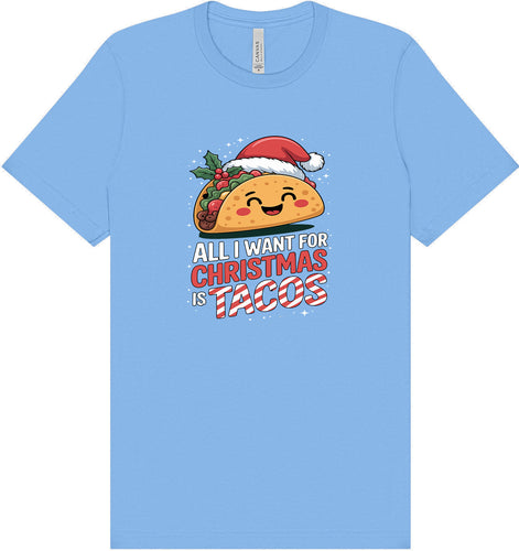 Tacos for Christmas Adult Bella Canvas Shirt