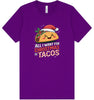 Tacos for Christmas Adult Bella Canvas Shirt