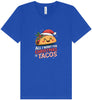 Tacos for Christmas Unisex V-Neck Shirt
