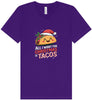 Tacos for Christmas Unisex V-Neck Shirt