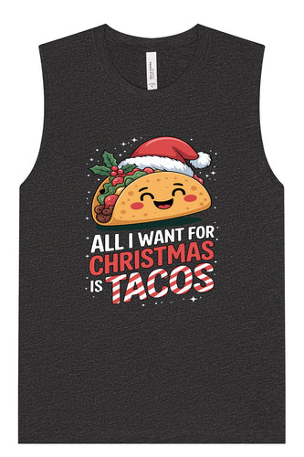 Tacos for Christmas Muscle Tank