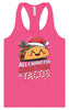 Tacos for Christmas Women's Racerback Tank