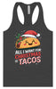 Tacos for Christmas Women's Racerback Tank