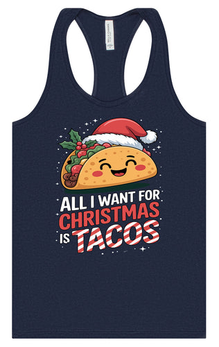 Tacos for Christmas Women's Racerback Tank