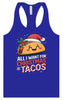 Tacos for Christmas Women's Racerback Tank
