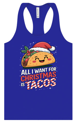 Tacos for Christmas Women's Racerback Tank