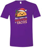 Tacos for Christmas Adult Gildan Soft Shirt