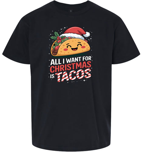 Tacos for Christmas Children's Gildan Soft Shirt