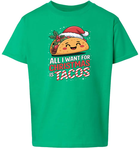 Tacos for Christmas Children's Gildan Soft Shirt