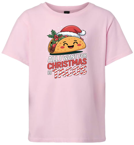 Tacos for Christmas Children's Gildan Soft Shirt