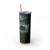 Skinny Tumbler with Straw – 20 oz Stainless Steel Cup
