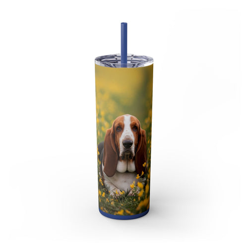Skinny Tumbler with Straw – 20 oz Stainless Steel Cup