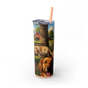 Skinny Tumbler with Straw – 20 oz Stainless Steel Cup