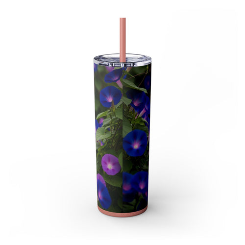 Skinny Tumbler with Straw – 20 oz Stainless Steel Cup