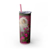Skinny Tumbler with Straw – 20 oz Stainless Steel Cup