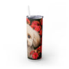 Skinny Tumbler with Straw – 20 oz Stainless Steel Cup