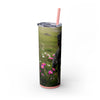 Skinny Tumbler with Straw – 20 oz Stainless Steel Cup