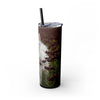 Skinny Tumbler with Straw – 20 oz Stainless Steel Cup