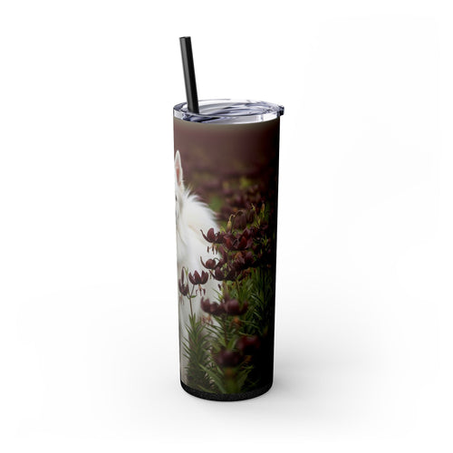Skinny Tumbler with Straw – 20 oz Stainless Steel Cup