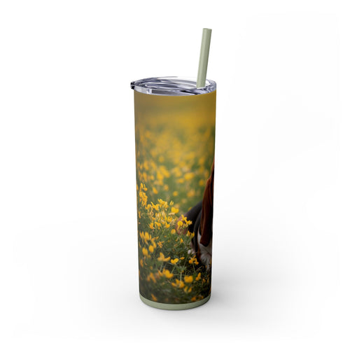 Skinny Tumbler with Straw – 20 oz Stainless Steel Cup