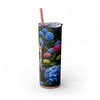 Skinny Tumbler with Straw – 20 oz Stainless Steel Cup