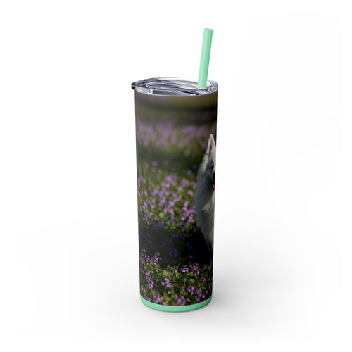 Skinny Tumbler with Straw – 20 oz Stainless Steel Cup