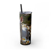 Skinny Tumbler with Straw – 20 oz Stainless Steel Cup