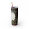 Skinny Tumbler with Straw – 20 oz Stainless Steel Cup