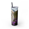 Skinny Tumbler with Straw – 20 oz Stainless Steel Cup