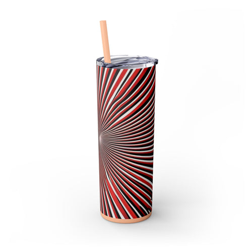 Skinny Tumbler with Straw – 20 oz Stainless Steel Cup