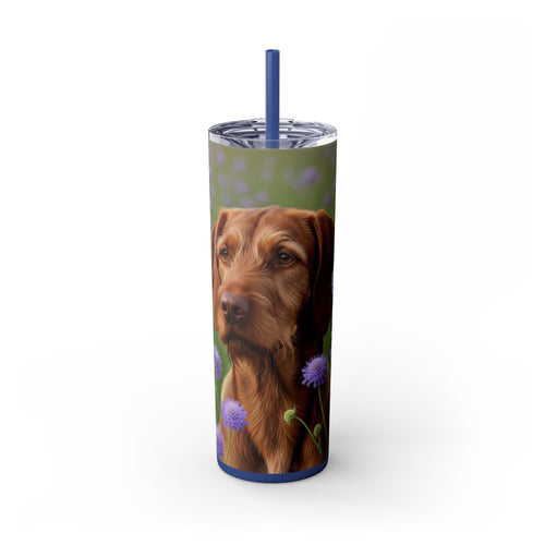 Skinny Tumbler with Straw – 20 oz Stainless Steel Cup