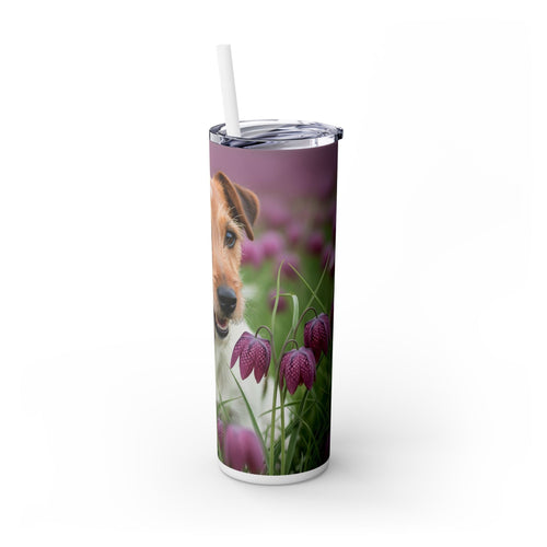 Skinny Tumbler with Straw – 20 oz Stainless Steel Cup