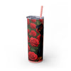 Skinny Tumbler with Straw – 20 oz Stainless Steel Cup